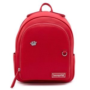 Loungefly red pin mini backpack